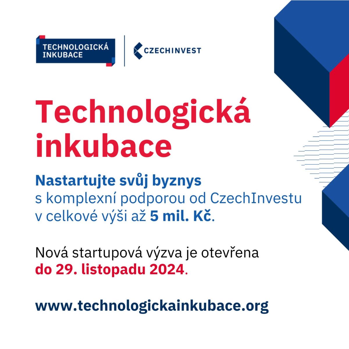 technologická inkubace, dotace, CzechInvest