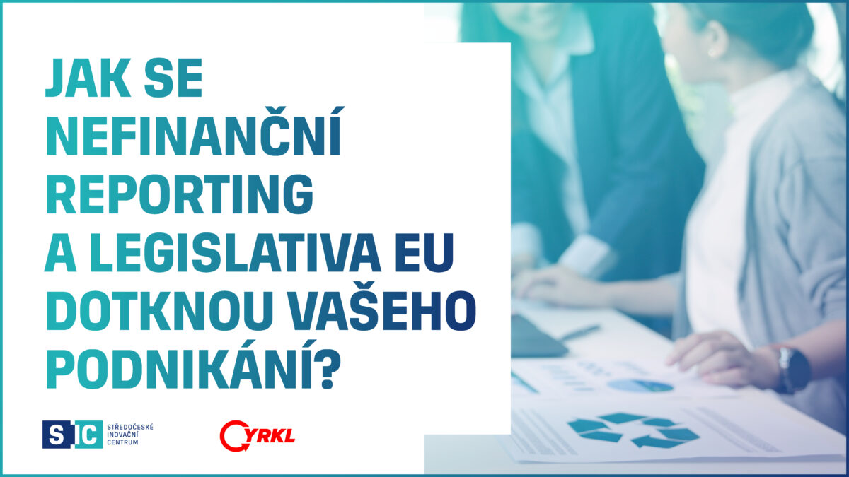 ESG, nefinanční reporting, udržitelné podnikání ve Středočeském kraji, inovace, SIC, podpora podnikání Středočeský kraj, Středočeské inovační centrum, Cykrl 